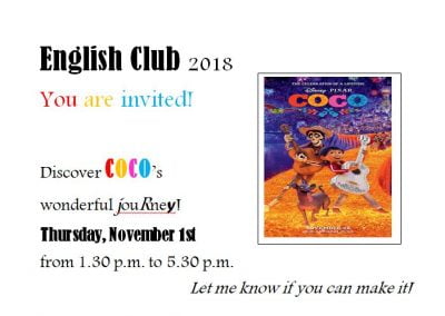 Le Mouret English - EC Club invitation-